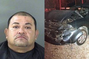 Man leaves accident scene in Fellsmere and arrested for DUI, leaving scene of accident, and driving on a suspended license.