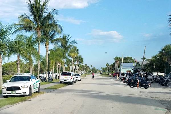 Members of the Outlaws motorcycle gang were in a fight Sunday at Earl's Hideaway in Sebastian.