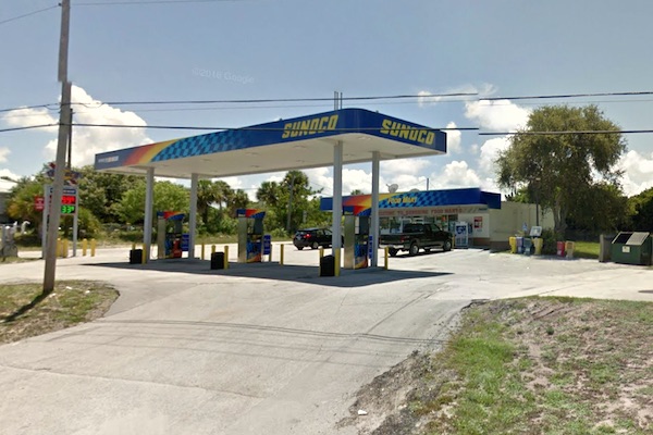 Sunoco gas station in Micco call Brevard County Sheriff's Office about a suspicious suitcase.