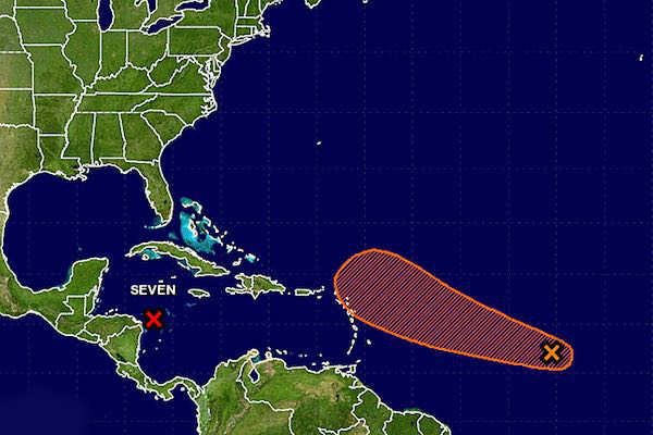 Hurricane trackers in Sebastian and Vero Beach monitoring weather system.