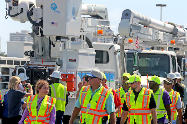 More Sebastian and Barefoot Bay residents get power, and FPL is working to restore the city within a day or two.