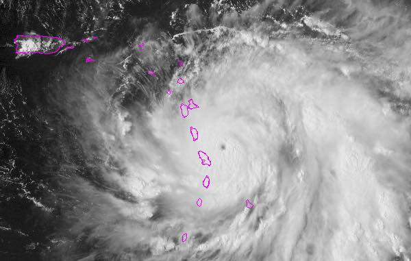 Hurricane Maria computer model shows a turn to the north.