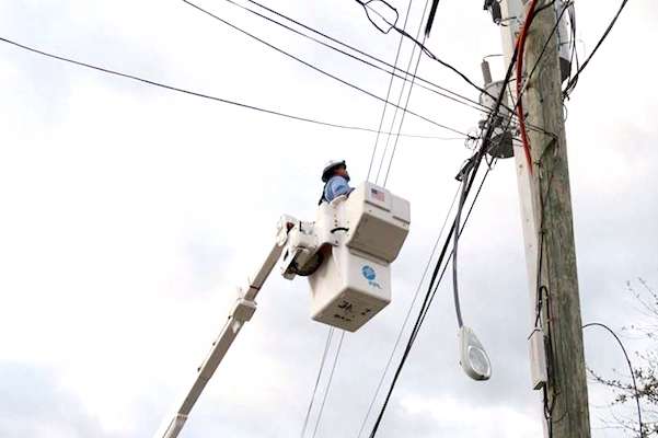 Several homes without electricity as FPL works to restore power in Sebastian, Florida.