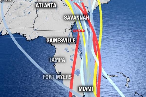 Hurricane Irma is still a powerful storm as spaghetti models reveal an impact in Sebastian and Vero Beach. (Photo: Florida Storms)