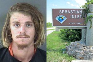 Family at Sebastian Inlet State Park called police after a man allegedly threatened them with a gun.