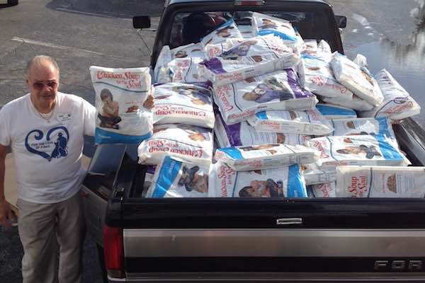 Chicken Soup for the Soul donates almost 30,000 pounds of pet food in Vero Beach.