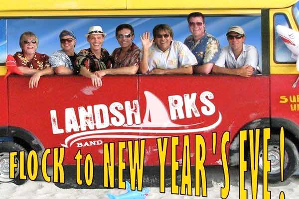 The Landsharks band will be performing this year for New Year's Eve at the Heritage Center in Vero Beach.