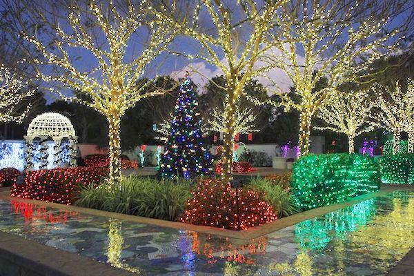 Celebrate the holidays at the McKee Botanical Garden in Vero Beach.