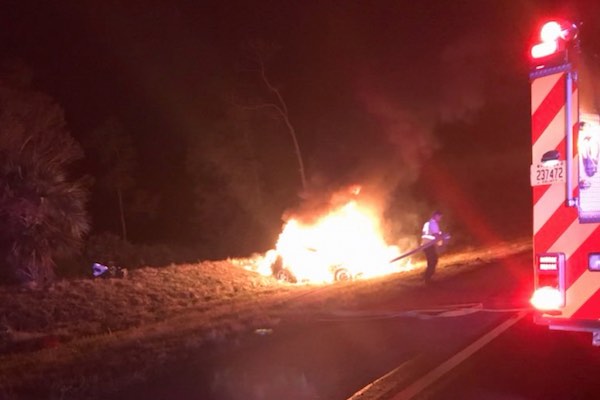 A five-vehicle pileup Tuesday morning on I-95, one person killed.