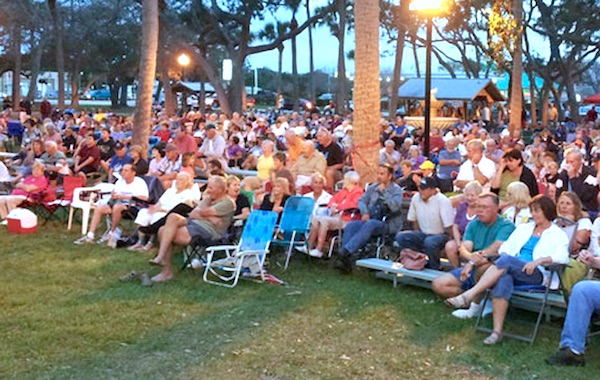 The free concerts are at Riverview Park in Sebastian.