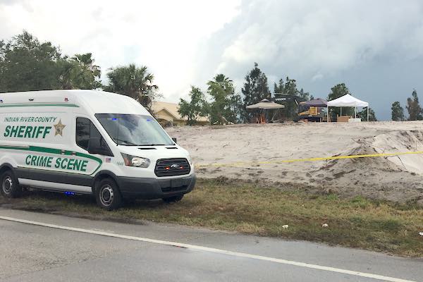 Man with metal detector found bones in vacant lot in Sebastian.