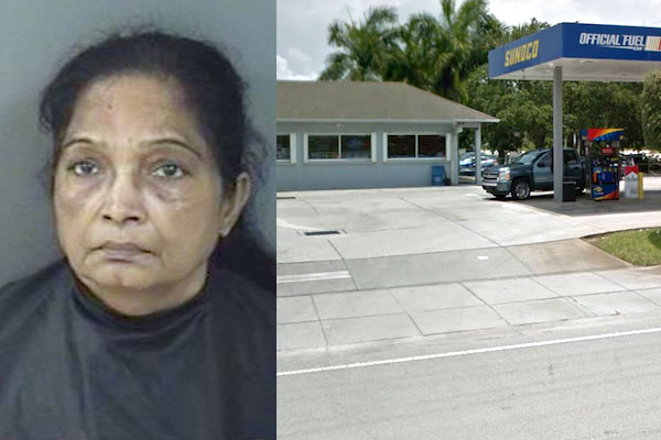 Vero Beach gas station clerk tries to cheat lottery winner out of $10k.