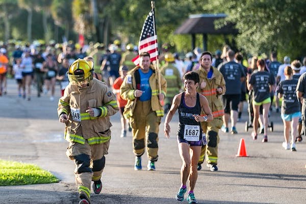 Tunnel to Towers 5K Run & Walk at Riverside Park in Vero Beach, Florida.