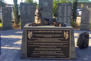 Indian River County Sheriff's Office K-9 dedication memorial.