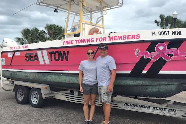 John and Amy Donaldson of Sea Tow Sebastian.