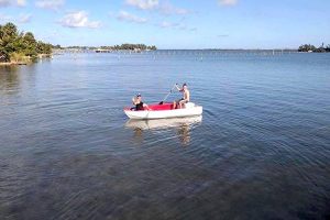 A woman in Grant loves the environment so much, that she's offering her rowboat and kayak at no charge as long as you bring back garbage.