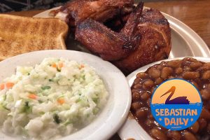 Win 2 Woody's BBQ All-You-Can-Eat Chicken meals through Sebastian Daily.