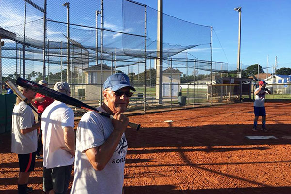 Sebastian Old Boys senior softball league in Sebastian, Florida.