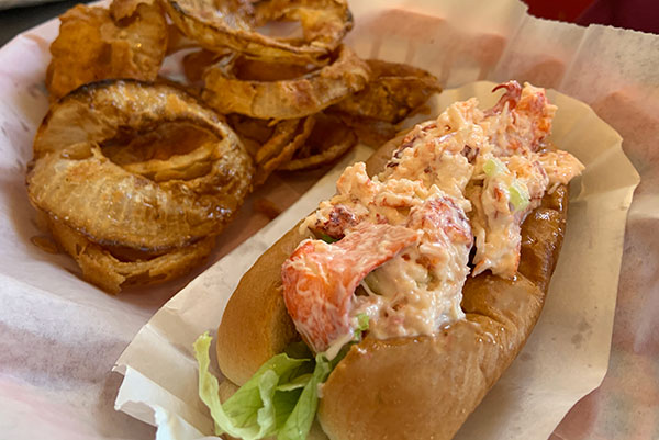 Lobster Roll at Downtown Crossing in Sebastian, Florida.