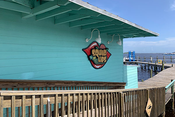 Squid Lips in Sebastian, Florida.