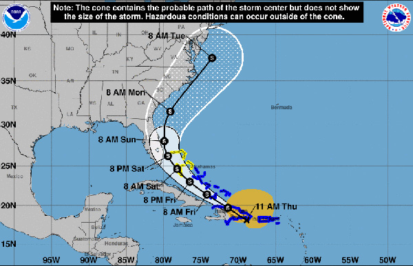 Tropical Storm Isaias