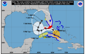 Tropical storm warning