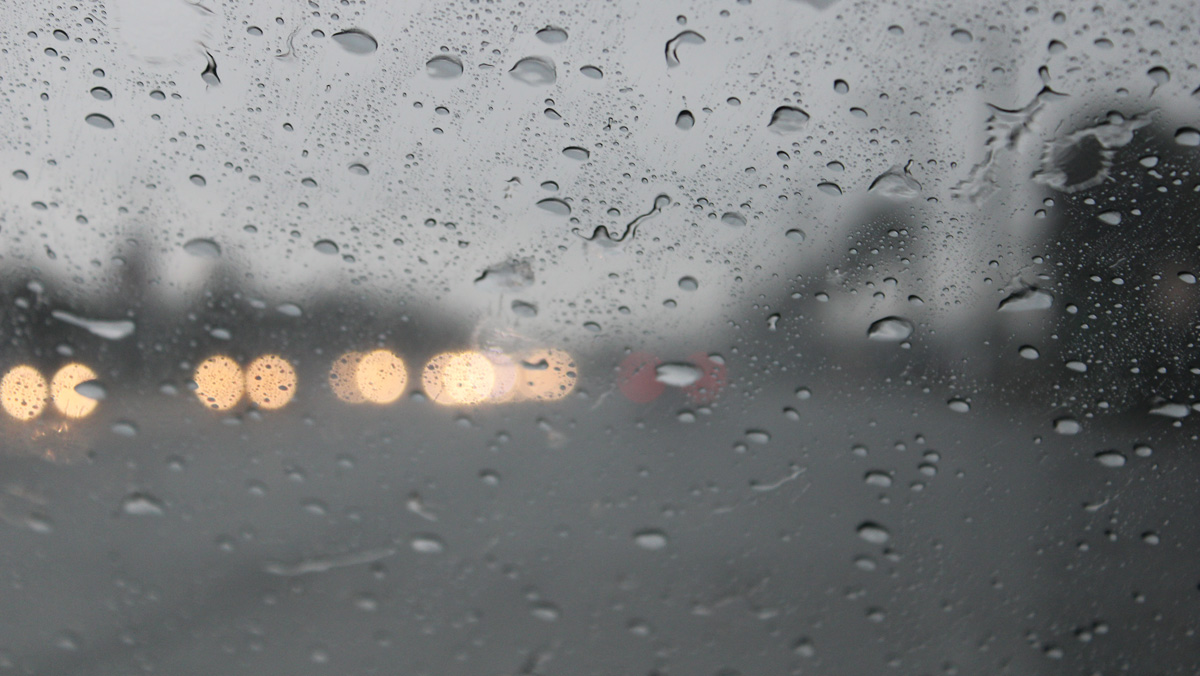 Rain in Sebastian, Florida.