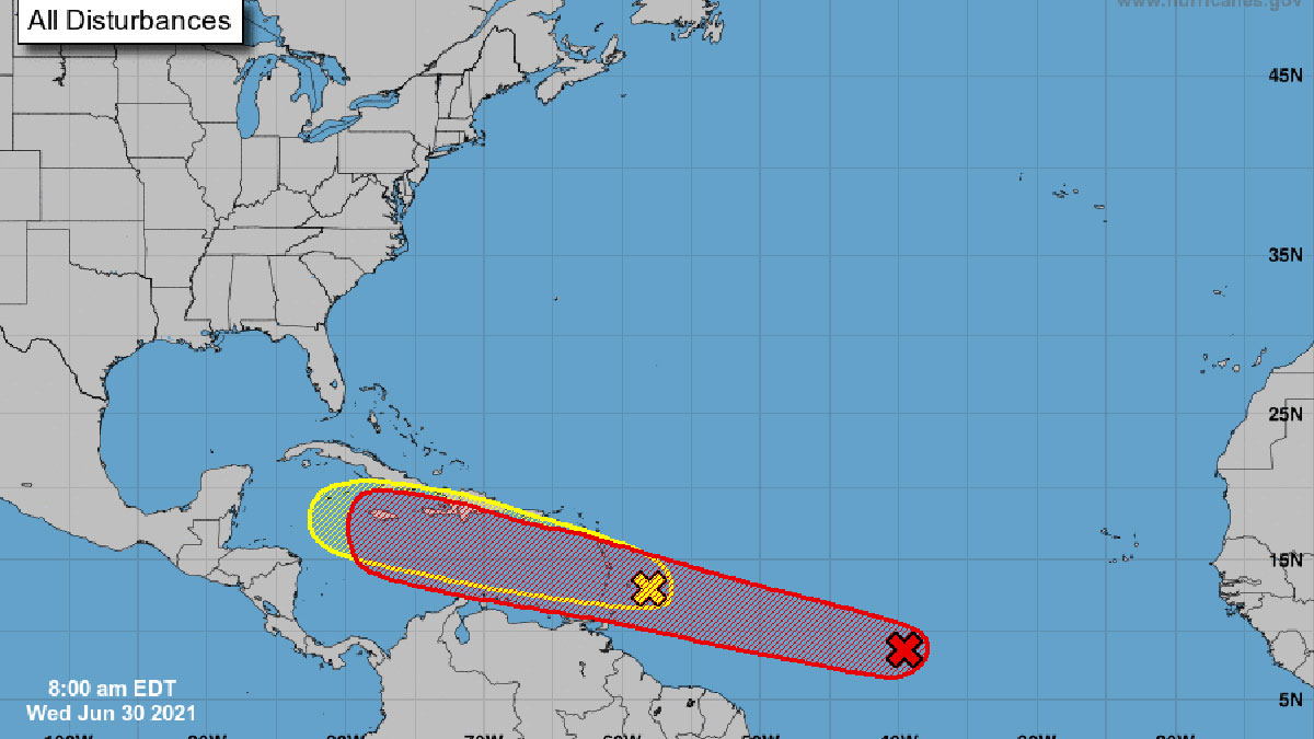 Tropical Disturbances in Atlantic