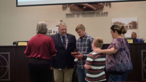 Councilman Chris Nunn and family.