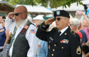 Memorial Ceremony in Sebastian, Florida.