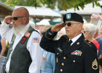 Memorial Ceremony in Sebastian, Florida.