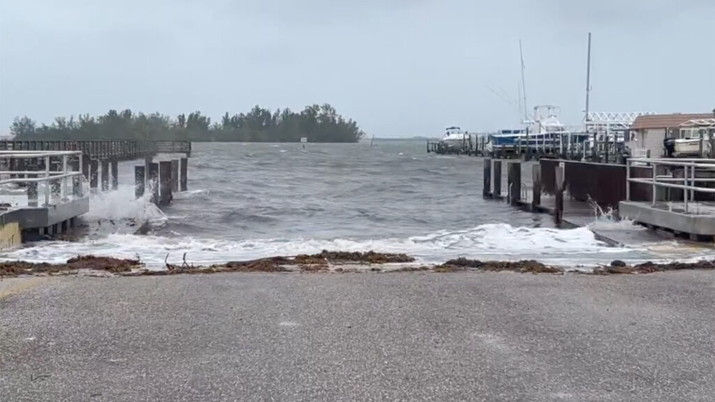 Hurricane Nicole making an impact in Sebastian and Vero Beach.