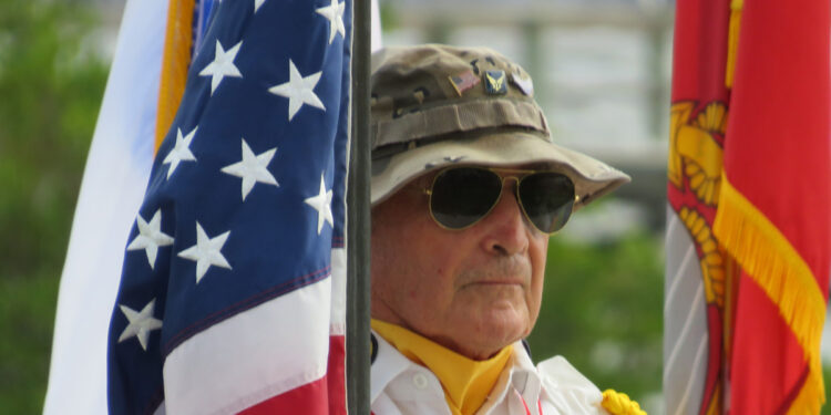 Veterans Day Observance at Riverview Park Veterans Memorial on Veterans Day.