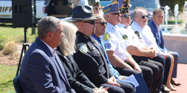 POW/MIA monument unveiling at Riverview Park in Sebastian, FL.