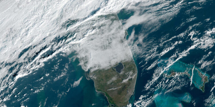 Satellite image by NOAA