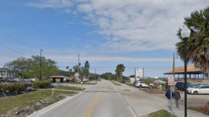 Indian River Drive closure near Squid Lips.