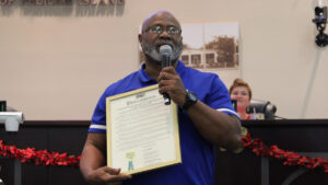 Sebastian River High School Football Coach Tyrone Perry