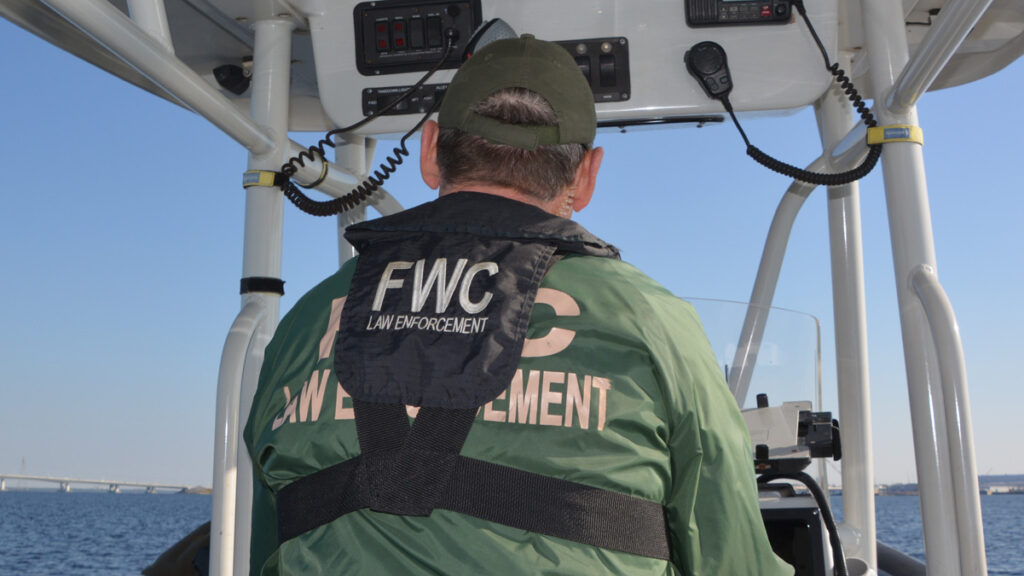 FWC Officer on patrol.