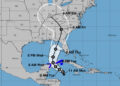 Disturbance in Gulf (Courtesy/NOAA)